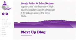 Desktop Screenshot of nevadaaction.org